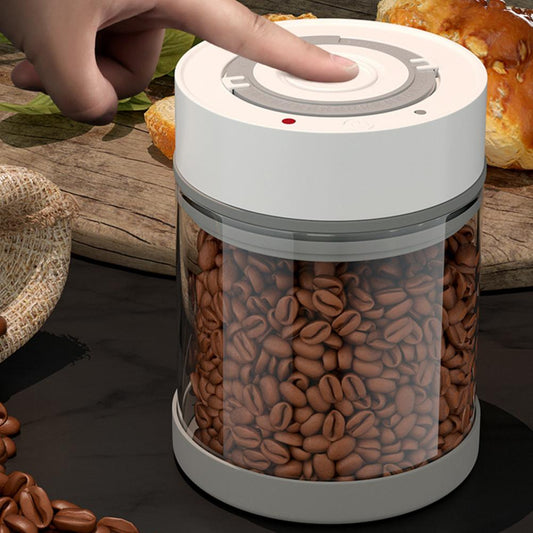 Cafe' Ciro Electric Vacuum Glass Storage Sealed Jar