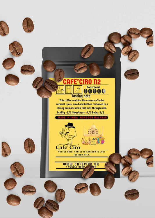 Cafe'Ciro N2 Monsoon Malabar Made in India Blend